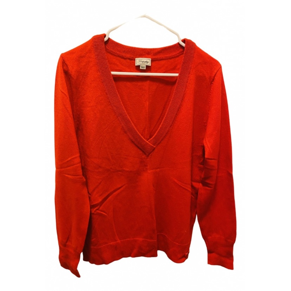 Temperley London red cashmere sweater
